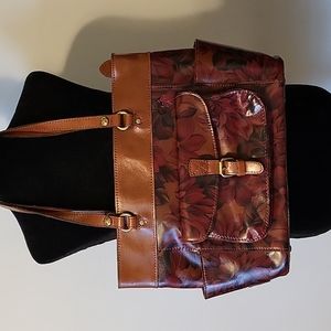 Patricia Nash Bolsena Tote English Rustic Mums